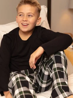 Cyberjammies Minijammies Ensemble pyjama à carreaux et manches longues