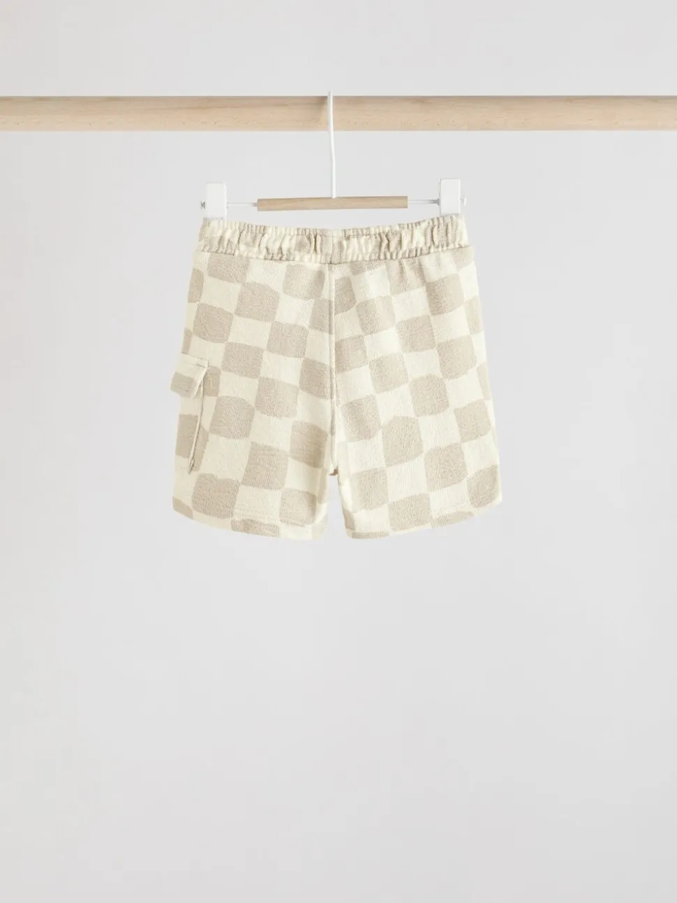 damier Noir et blanc - Jersey 100% coton Bébé Shorts 3 Lot (0mois-2ans)