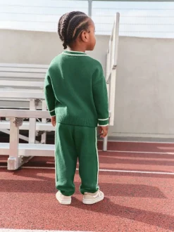 Dark Vert NYC - Ensemble Pulls et Joggings en maille à col rond (3mois -7ans)