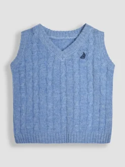 Débardeur JoJo Maman Bébé classique en maille torsadée