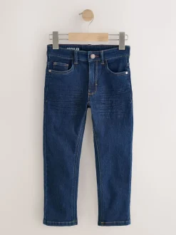 Denim bleu foncé/noir - Jean extensible, lot de 2 (3-17ans)