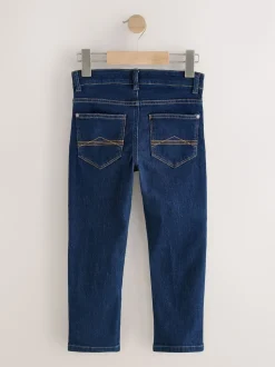 Denim bleu foncé/noir - Jean extensible, lot de 2 (3-17ans)