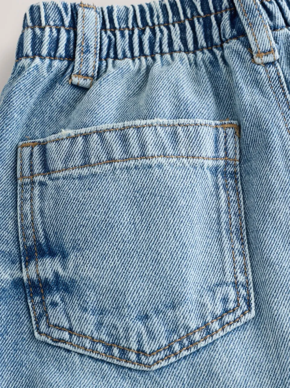 Denim effet vieilli bleu clair - Jeans à jambe large (3mths-7yrs)
