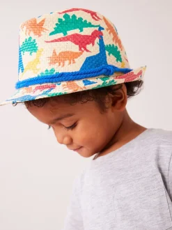 Dinosaure arc-en-ciel - Chapeau trilby (1-10 ans)