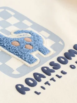 Dinosaure bleu - Ensemble haut et legging bébé 2 pièces (0mois-3ans)