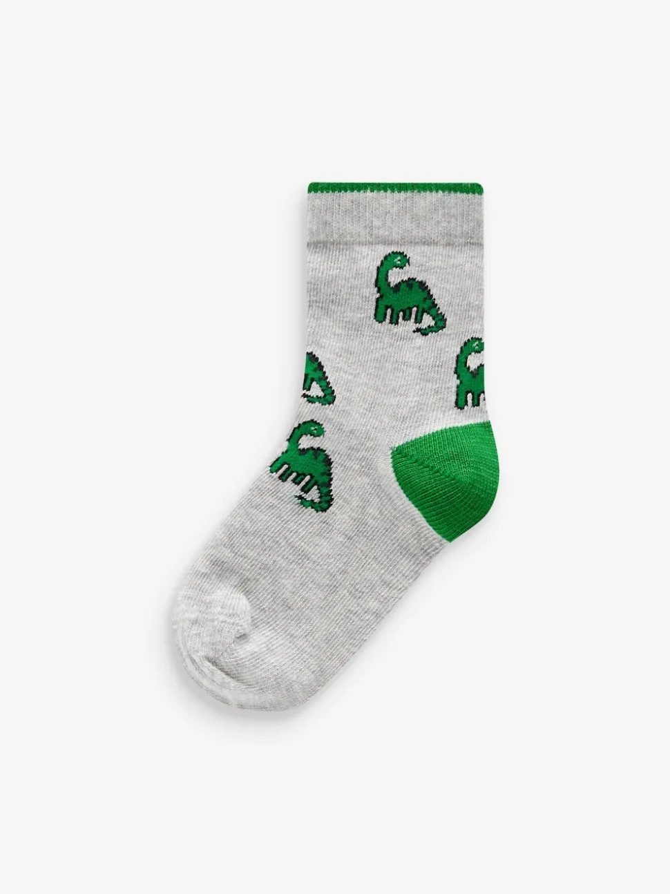 Dinosaure couleur vive - 10{Paquet de chaussettes en coton riche
