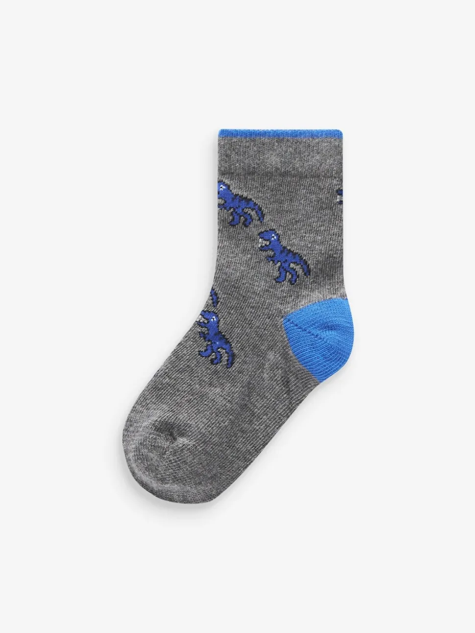Dinosaure couleur vive - 10{Paquet de chaussettes en coton riche