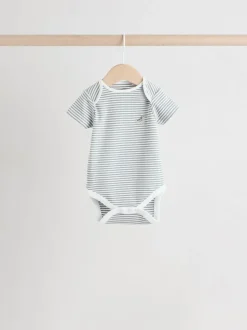 Dinosaure gris - Bodys pour bébés Manches courtes 5 Pack