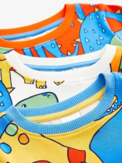 Dinosaure multi-lumineux - Lot de 3 pyjamas Snuggle (9mois-10ans)