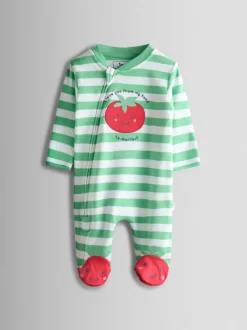 Dors-bien JoJo Maman Bébé zippé en coton appliqué Ensemble bonnet et bavoir