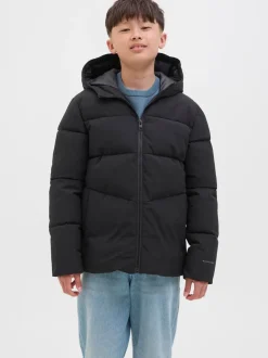 Doudoune à capuche JACK & JONES JUNIOR noire