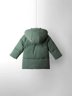 Doudoune JoJo Maman Bébé à capuche doublée Borg