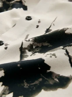 Ecru Floral - Chemise imprimée Manches courtes (3-16ans)