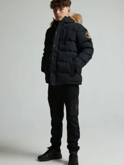 Encre noire - Zavetti Canada Junior Oshawa 3.0 Veste Parka Puffer