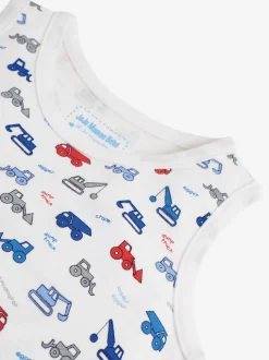 Ensemble débardeur JoJo Maman Bébé 3-Lot Digger pour garçon