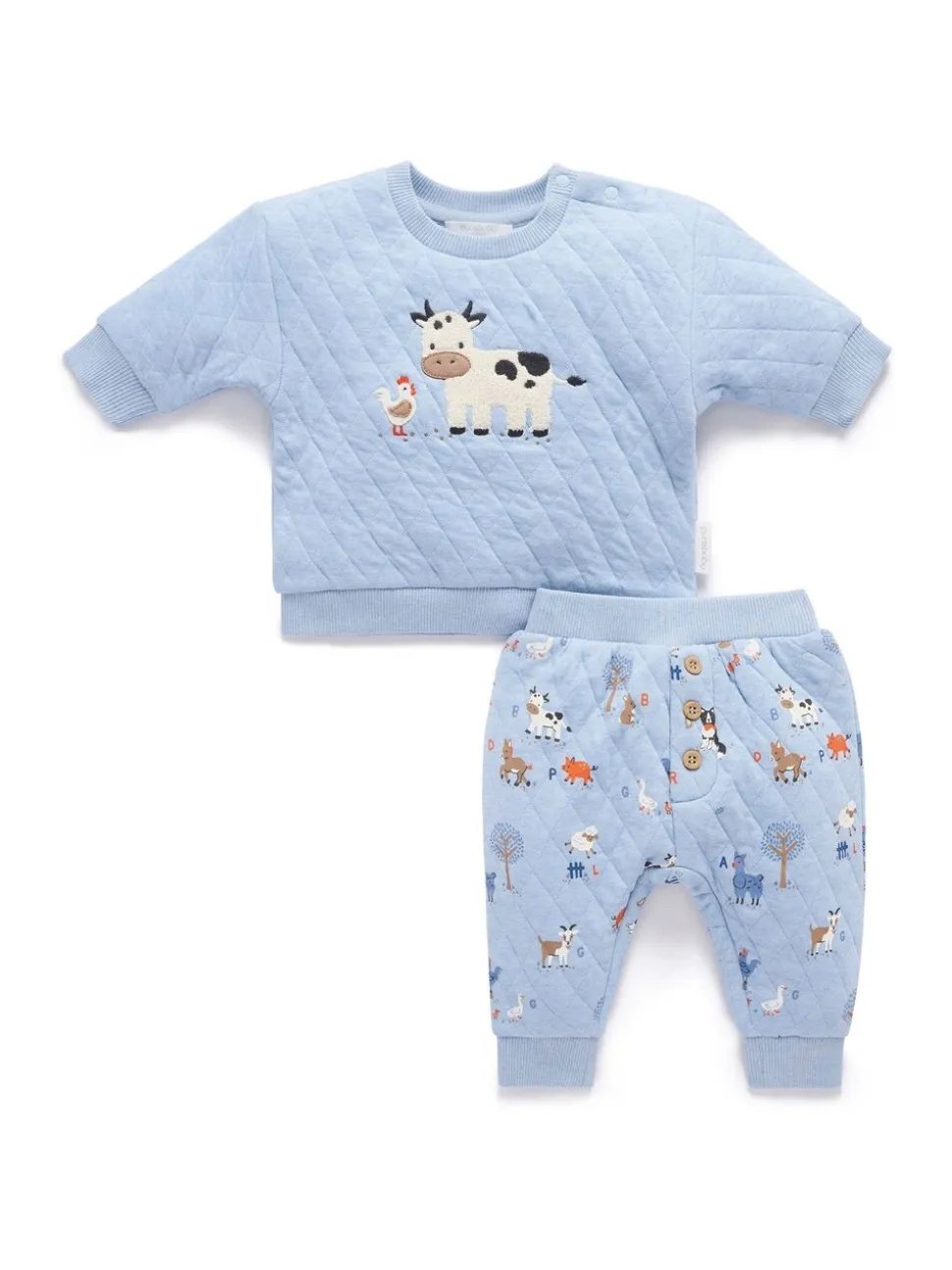 Ensemble de piste matelassée Purebaby