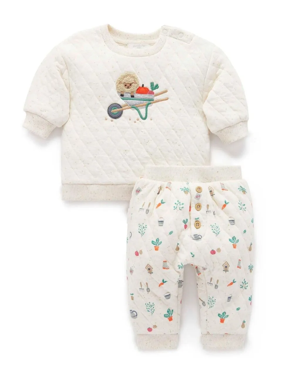 Ensemble de piste matelassée Purebaby