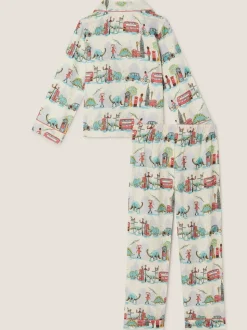 Ensemble de pyjamas longs imprimés dinosaures Monsoon de Londres