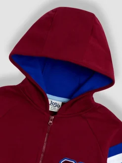 Ensemble JoJo Maman Bébé 2pièces à capuche et demi-zippé et Joggings