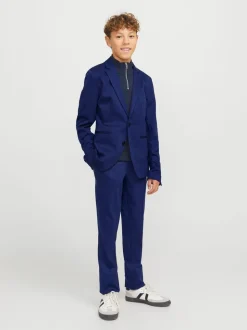 Ensemble pantalon et veste en jersey JACK & JONES JUNIOR bleu