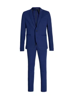 Ensemble pantalon et veste en jersey JACK & JONES JUNIOR bleu