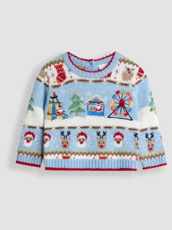 Ensemble 2pièces Pull et Leggings JoJo Maman Bébé Noël Fair Isle