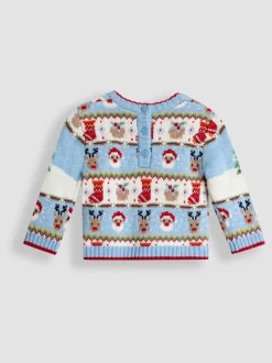 Ensemble 2pièces Pull et Leggings JoJo Maman Bébé Noël Fair Isle