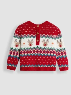Ensemble 2pièces Pull et Leggings JoJo Maman Bébé Noël Fair Isle