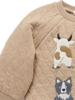 Ensemble pull et legging Purebaby Farm Bums Windcheater