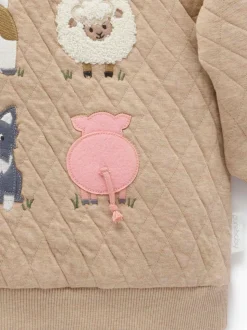 Ensemble pull et legging Purebaby Farm Bums Windcheater