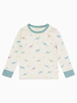 Ensemble pyjama à manches longues dinosaure super doux MORI