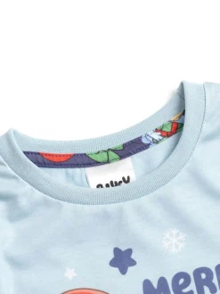 Ensemble pyjama de Noël Vanilla Underground Bluey à manches longues et jambes longues