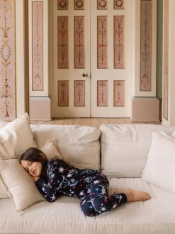 Ensemble pyjama long Chelsea Peers en coton Mystic Moon imprimé enfant