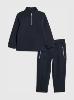 Ensemble River Island quart de zip en entonnoir et jogging
