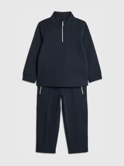 Ensemble River Island quart de zip en entonnoir et jogging
