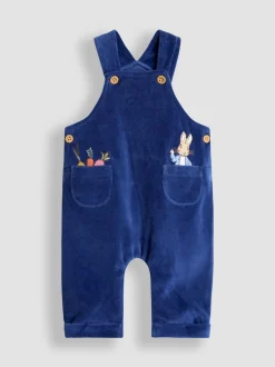 Ensemble salopette JoJo Maman Bébé Peter Rabbit™ en velours