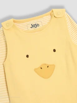 Ensemble salopette JoJo Maman Bébé 3 pièces