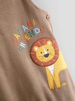 Ensemble Salopettes et haut JoJo Maman Bébé 2Pieces à motif appliqué