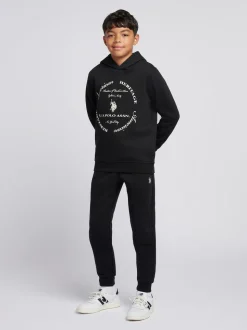 Ensemble sweat à capuche et pantalon de jogging US Polo Assn à motif graphique cercle