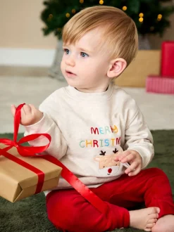 Ensemble Sweat-shirt et Leggings de Noël JoJo Maman Bébé