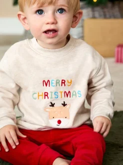 Ensemble Sweat-shirt et Leggings de Noël JoJo Maman Bébé