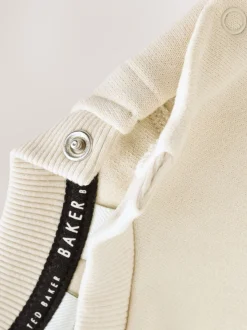 Ensemble sweat-shirt et pantalon cargo Baker by Ted Baker Beige Sable et Vert