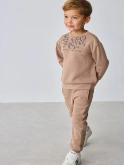 Ensemble Sweat-shirt et Survêtement Baker by Ted Baker Beige Sable