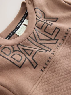 Ensemble Sweat-shirt et Survêtement Baker by Ted Baker Beige Sable