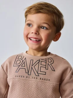 Ensemble Sweat-shirt et Survêtement Baker by Ted Baker Beige Sable