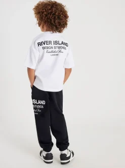 Ensemble t-shirt et jogging River Island River De marque