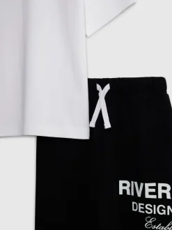Ensemble t-shirt et jogging River Island River De marque