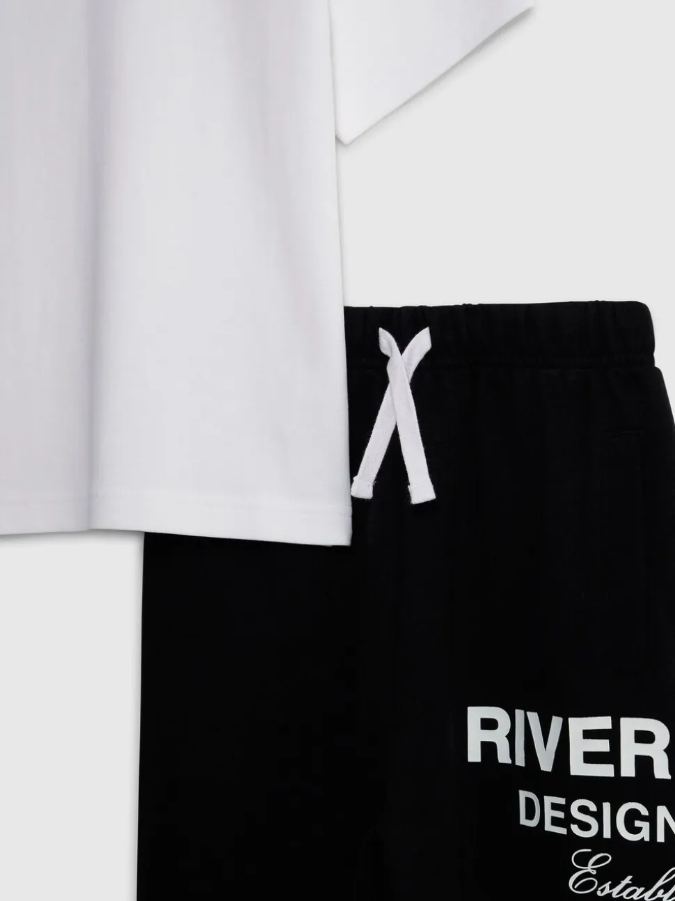 Ensemble t-shirt et jogging River Island River De marque