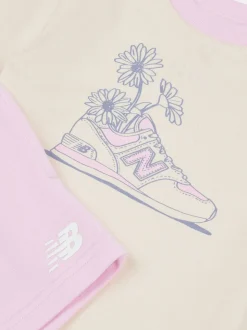 Ensemble t-shirt et short New Balance Kids en jersey