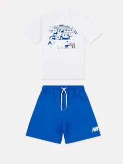 Ensemble t-shirt et short New Balance Cheer graphique